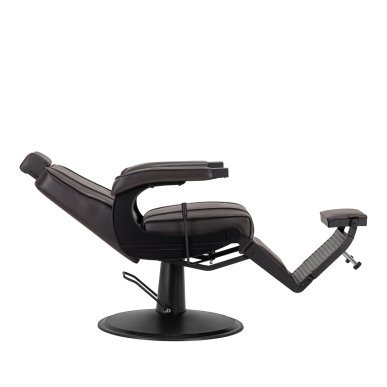 Professionele barberstoel Hair System BM88066B bruin voor barbershop en herensalon met verstelbaar comfort voor dagelijks