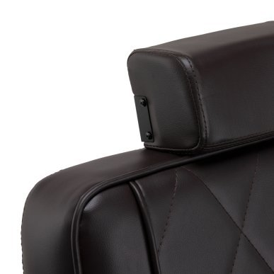 Professionele barberstoel Hair System BM88066B bruin voor barbershop en herensalon met verstelbaar comfort voor dagelijks