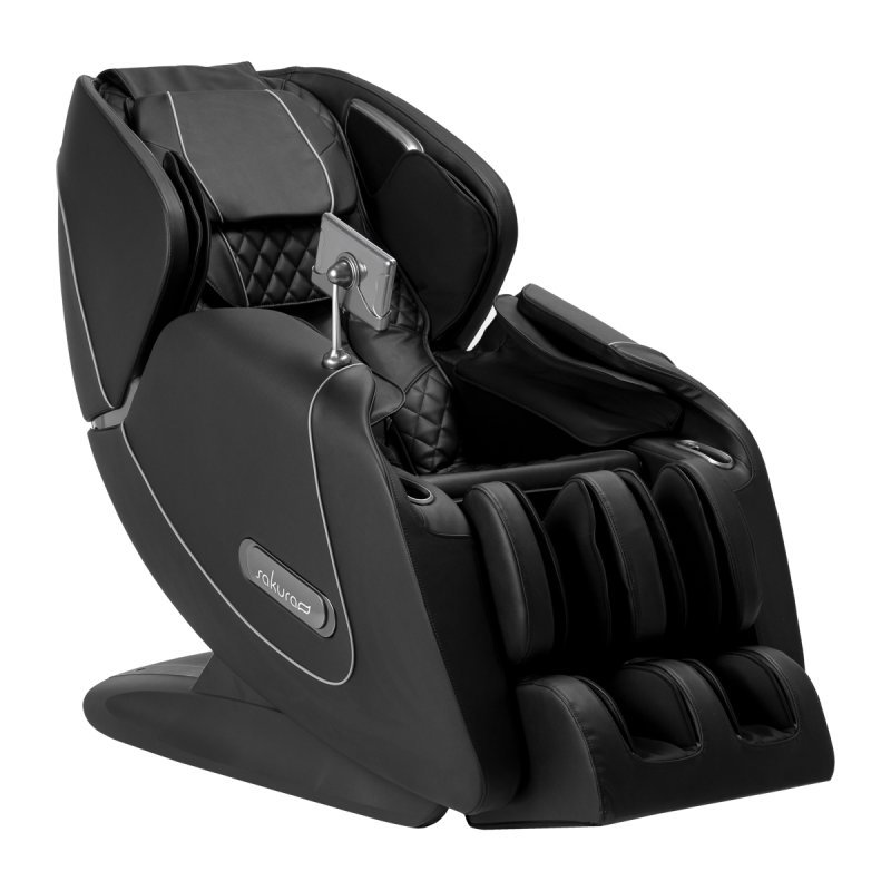 Massagestoel Sakura Luxury 808 zwart voor ontspanning, wellnessruimtes en professioneel klantcomfort in de salon Massagestoel Sakura Luxury 808 zwart voor ontspanning, wellnessruimtes en professioneel klantcomfort in de salon