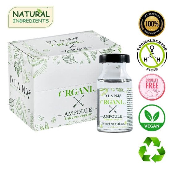 Organic Ampullen Voor Haar 6x10ml