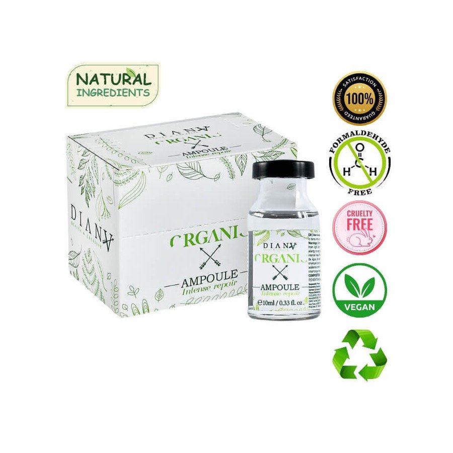 Organiczne Ampułki Do Włosów 6x10ml