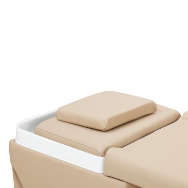 Professioneel Head Spa haarwasbed Gabbiano Maldives beige voor kapsalon, hoofdhuidverzorging en comfortabele salonservice