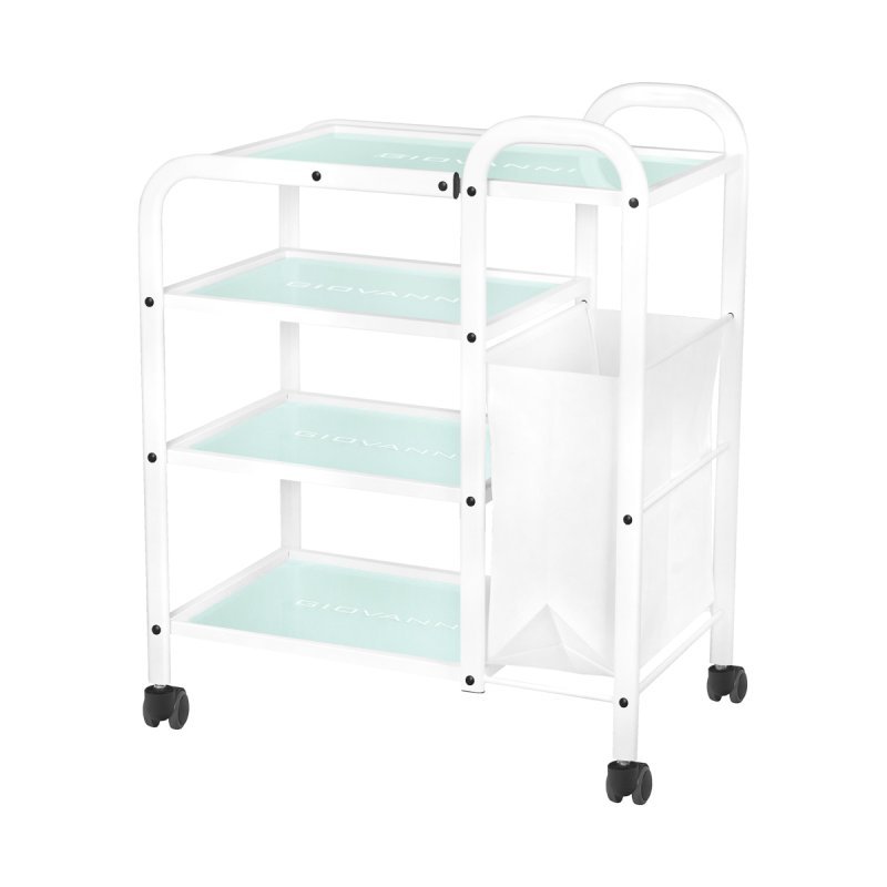 Professionele cosmetische tafel Giovanni type 1031 voor beautysalon, podologie en behandelruimte, efficiënt salonwerk