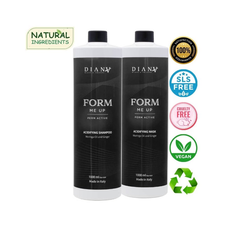 Form Me Up Curl Care Set Haarmaske 1000ml + Shampoo 1000ml