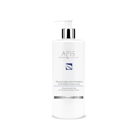 Apis cleansing micellar water for face and eye make-up removal 500ml