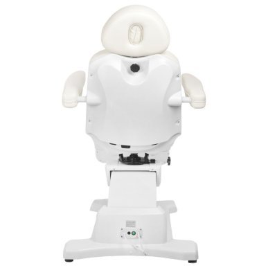 Elektrische behandelstoel Azzurro 869A wit met 4 motoren voor professionele gezichts- en lichaamsbehandelingen