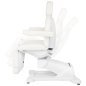 Electric cosmetic chair azzurro 869a rotary 4 engine white