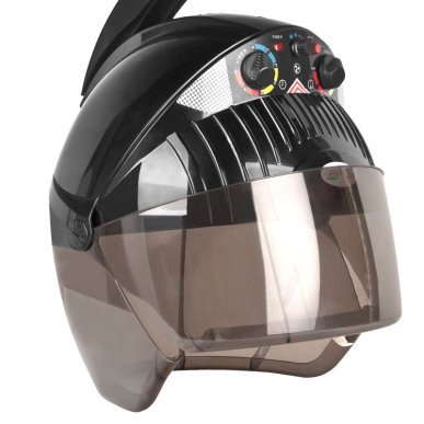 Professionele ionische droogkap Gabbiano Centurion DVI-303W zwart voor kapsalons, haar drogen en verzorging