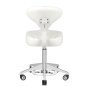 Cosmetische kruk Azzurro 156F wit met bump-up regeling voor professioneel gebruik in salon, praktijk en behandelruimte