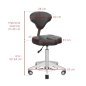 Cosmetische kruk Azzurro 156F wit met bump-up regeling voor professioneel gebruik in salon, praktijk en behandelruimte