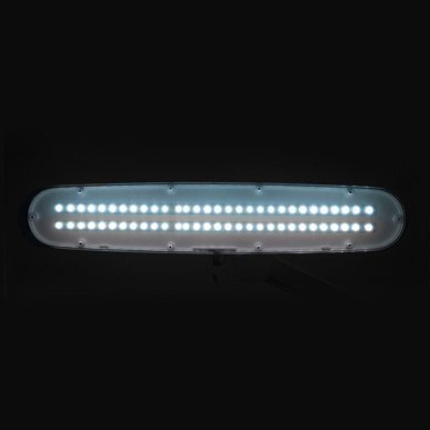 Professionele LED-werklamp Elegant 801S wit met tafelklem voor salon, praktijk en behandelruimte voor nauwkeurig werk