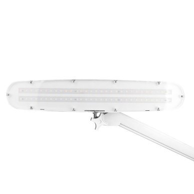 Professionele LED-werklamp Elegant 801S wit met tafelklem voor salon, praktijk en behandelruimte voor nauwkeurig werk
