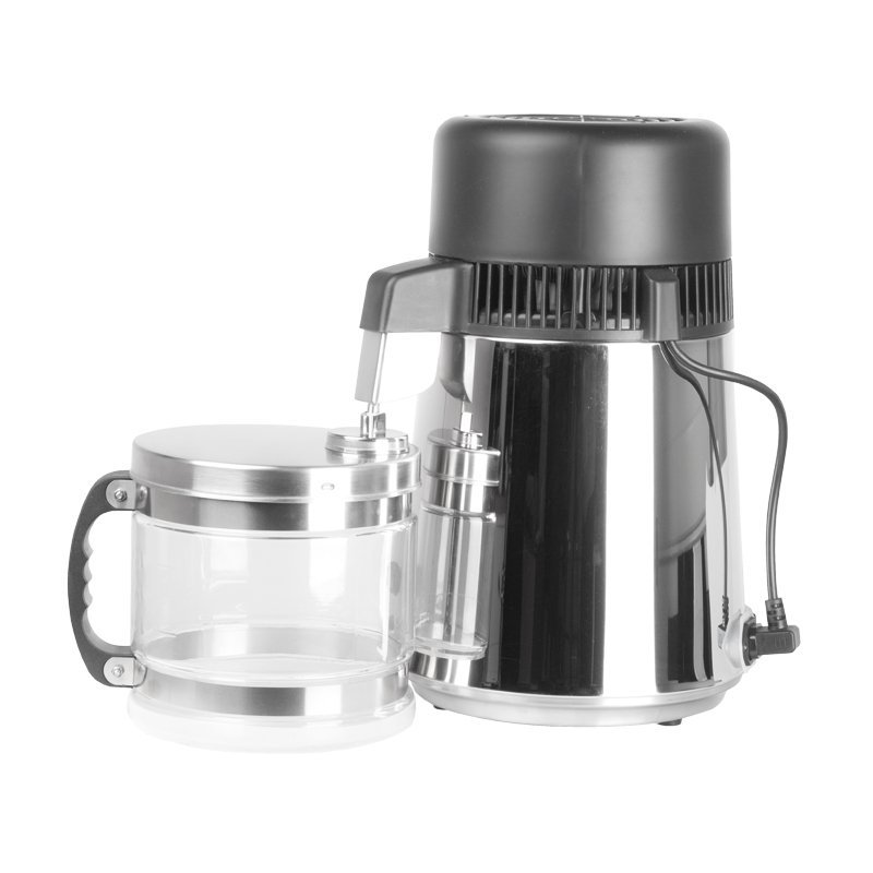 Professionele waterdestilleerder LAFOMED inox 4 liter met glazen container voor salons, behandelruimtes en schoon werk Professionele waterdestilleerder LAFOMED inox 4 liter met glazen container voor salons, behandelruimtes en schoon werk