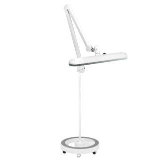 Professionele LED-werklamp Elegant 801-S wit met statief voor salons, behandelingen en nauwkeurig werk in de behandelruimte