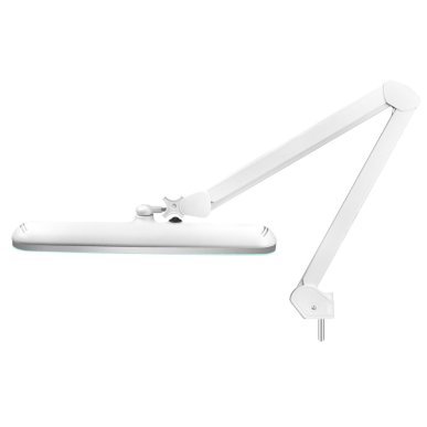 Professionele LED-werklamp Elegant 801-S wit met statief voor salons, behandelingen en nauwkeurig werk in de behandelruimte