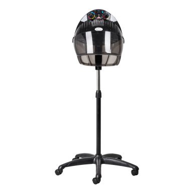 Ionische staande droogkap Gabbiano Centurion LVI-203S zwart voor professioneel drogen, styling en haarverzorging in salon