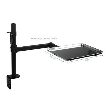 Lamphouder met tray voor tattoo studio Pro Ink voor professionele werkplekken en overzichtelijke organisatie van de werkruimte