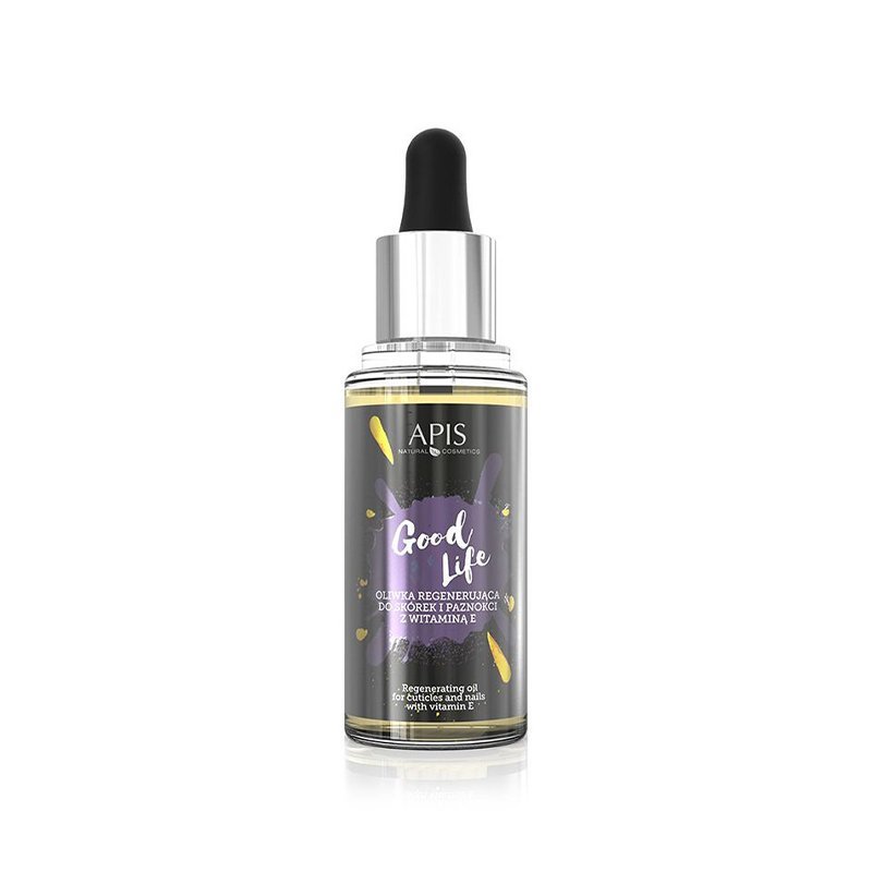 Nagelriemolie Apis Good Life met vitamine E 30 ml voor verzorgde nagels en verzachte nagelriemen in de professionele salon