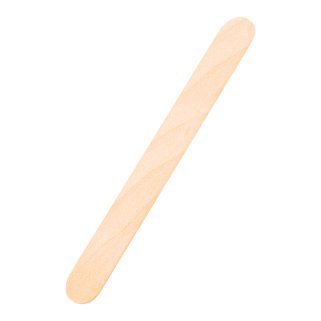 Grote houten spatels voor harsen en cosmetische behandelingen, 150 x 18 x 1,8 mm, 50 stuks voor professioneel salongebruik