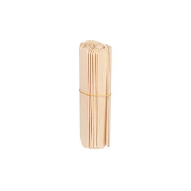 Grote houten spatels voor harsen en cosmetische behandelingen, 150 x 18 x 1,8 mm, 50 stuks voor professioneel salongebruik