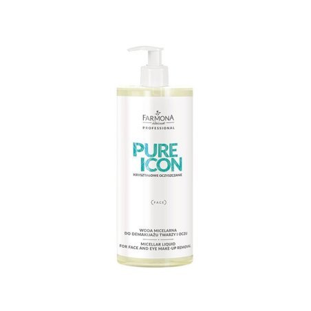Farmona pure icon micellar water for face and eye make-up removal 500ml