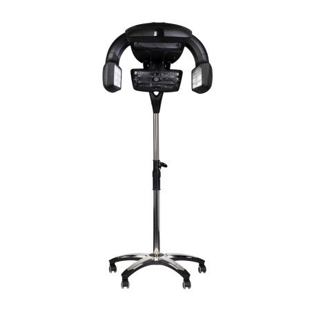 Staande kappersinfrazone Gabbiano Y-707 zwart voor professionele kleur-, ontkleurings-, permanent- en verzorgingsbehandelingen
