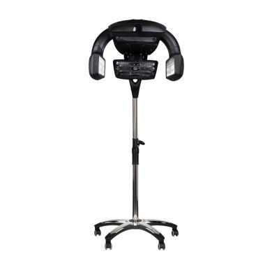 Staande kappersinfrazone Gabbiano Y-707 zwart voor professionele kleur-, ontkleurings-, permanent- en verzorgingsbehandelingen