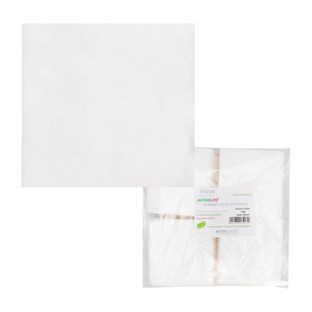 Katoenen kompressen voor behandelingen Naturline 150 g 16,5 x 18 cm voor professioneel salon- en praktijkgebruik