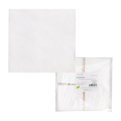 Katoenen kompressen voor behandelingen Naturline 150 g 16,5 x 18 cm voor professioneel salon- en praktijkgebruik