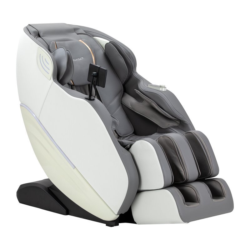 Professionele 3D-massagestoel Sakura Maximus 809 wit-grijs voor salons, spa's en wellnessruimtes met meer klantcomfort Professionele 3D-massagestoel Sakura Maximus 809 wit-grijs voor salons, spa's en wellnessruimtes met meer klantcomfort