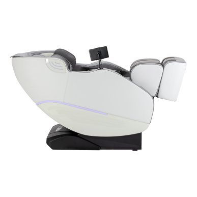 Professionele 3D-massagestoel Sakura Maximus 809 wit-grijs voor salons, spa's en wellnessruimtes met meer klantcomfort