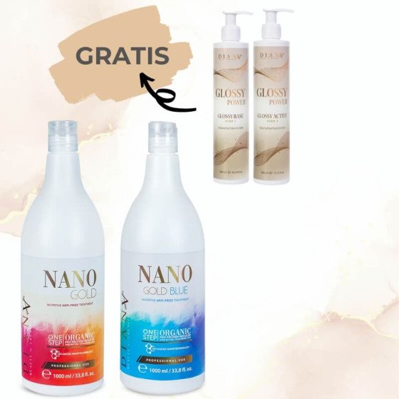 NanoGold 1000ml + NanoBlue 1000ml, Glossy for Free