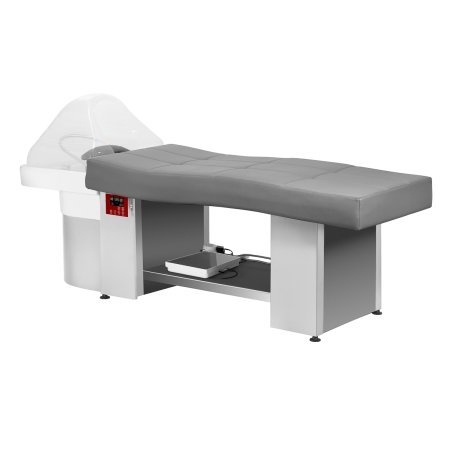 Professioneel Head Spa-wasbed Gabbiano 017 grijs voor wassen, hoofdhuidrituelen en ontspannende salonbehandelingen