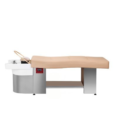 Professioneel Head Spa-wasbed Gabbiano 017 beige voor hoofdhuidrituelen, wassen en ontspannende salonbehandelingen
