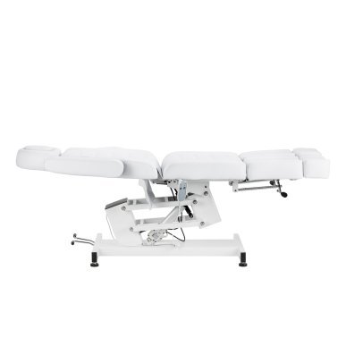 Professionele elektrische pedicurestoel Azzurro 706 wit met 1 motor voor salon, praktijk en comfortabele pedicurebehandeling