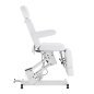 Professionele elektrische pedicurestoel Azzurro 706 wit met 1 motor voor salon, praktijk en comfortabele pedicurebehandeling