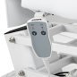 Professionele elektrische pedicurestoel Azzurro 706 wit met 1 motor voor salon, praktijk en comfortabele pedicurebehandeling