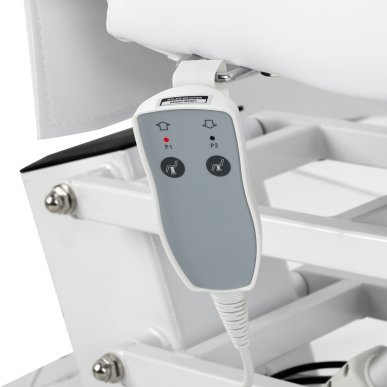 Professionele elektrische pedicurestoel Azzurro 706 wit met 1 motor voor salon, praktijk en comfortabele pedicurebehandeling