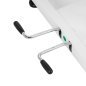 Professionele elektrische pedicurestoel Azzurro 706 wit met 1 motor voor salon, praktijk en comfortabele pedicurebehandeling