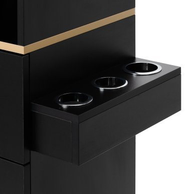 Kapperswerkplek TOTEM GOLD van Gabbiano voor professioneel salonwerk, comfort, organisatie en een verzorgde werkruimte