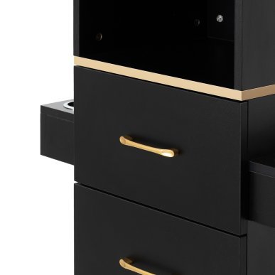 Kapperswerkplek TOTEM GOLD van Gabbiano voor professioneel salonwerk, comfort, organisatie en een verzorgde werkruimte