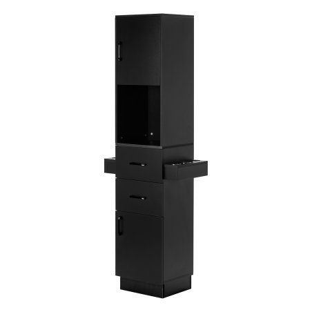 Professionele kapperswerkplek Gabbiano TOTEM BLACK voor kapsalon, beautyruimte en georganiseerde salonservice