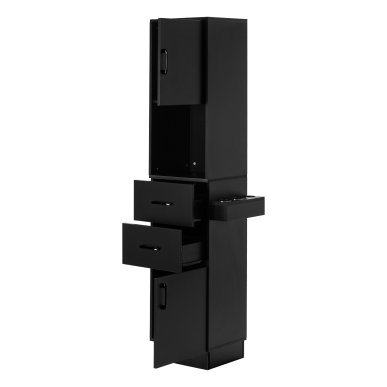 Professionele kapperswerkplek Gabbiano TOTEM BLACK voor kapsalon, beautyruimte en georganiseerde salonservice