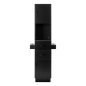 Professionele kapperswerkplek Gabbiano TOTEM BLACK voor kapsalon, beautyruimte en georganiseerde salonservice