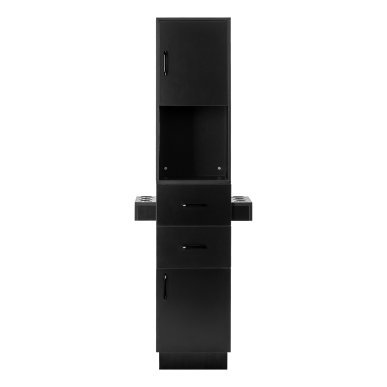 Professionele kapperswerkplek Gabbiano TOTEM BLACK voor kapsalon, beautyruimte en georganiseerde salonservice