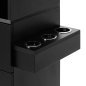 Professionele kapperswerkplek Gabbiano TOTEM BLACK voor kapsalon, beautyruimte en georganiseerde salonservice