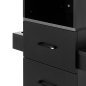 Professionele kapperswerkplek Gabbiano TOTEM BLACK voor kapsalon, beautyruimte en georganiseerde salonservice