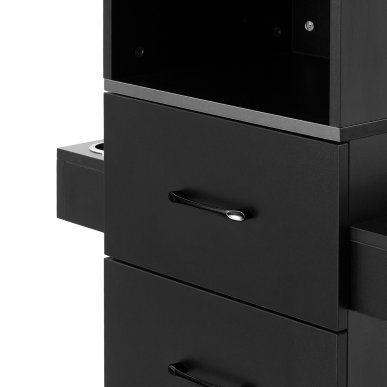 Professionele kapperswerkplek Gabbiano TOTEM BLACK voor kapsalon, beautyruimte en georganiseerde salonservice