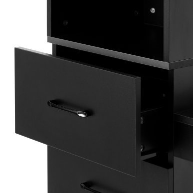 Professionele kapperswerkplek Gabbiano TOTEM BLACK voor kapsalon, beautyruimte en georganiseerde salonservice