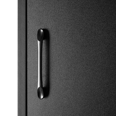 Professionele kapperswerkplek Gabbiano TOTEM BLACK voor kapsalon, beautyruimte en georganiseerde salonservice